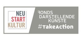 Neustart Kultur Logo mit Zusatz Take Action